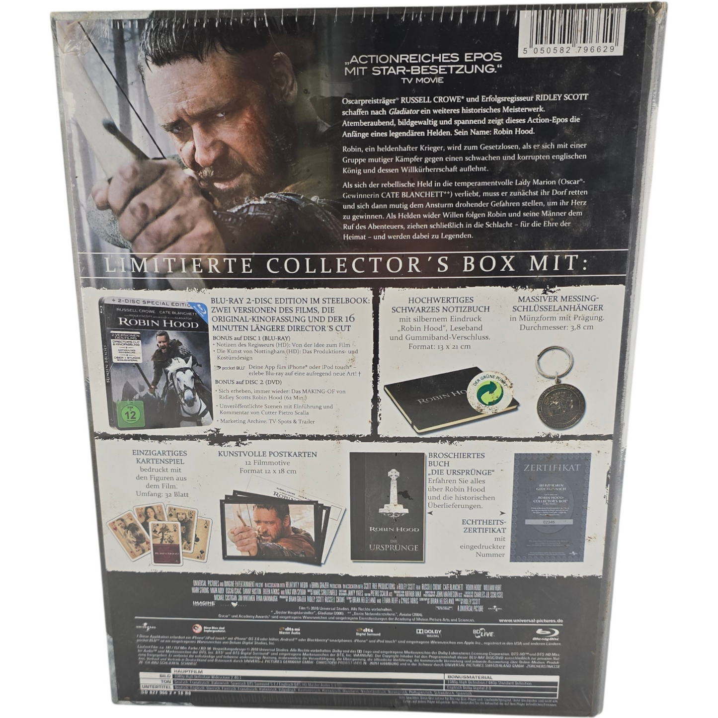 Robin Hood Blu-ray +DVD Steelbook Ltd Edition Collector's Box Zone B