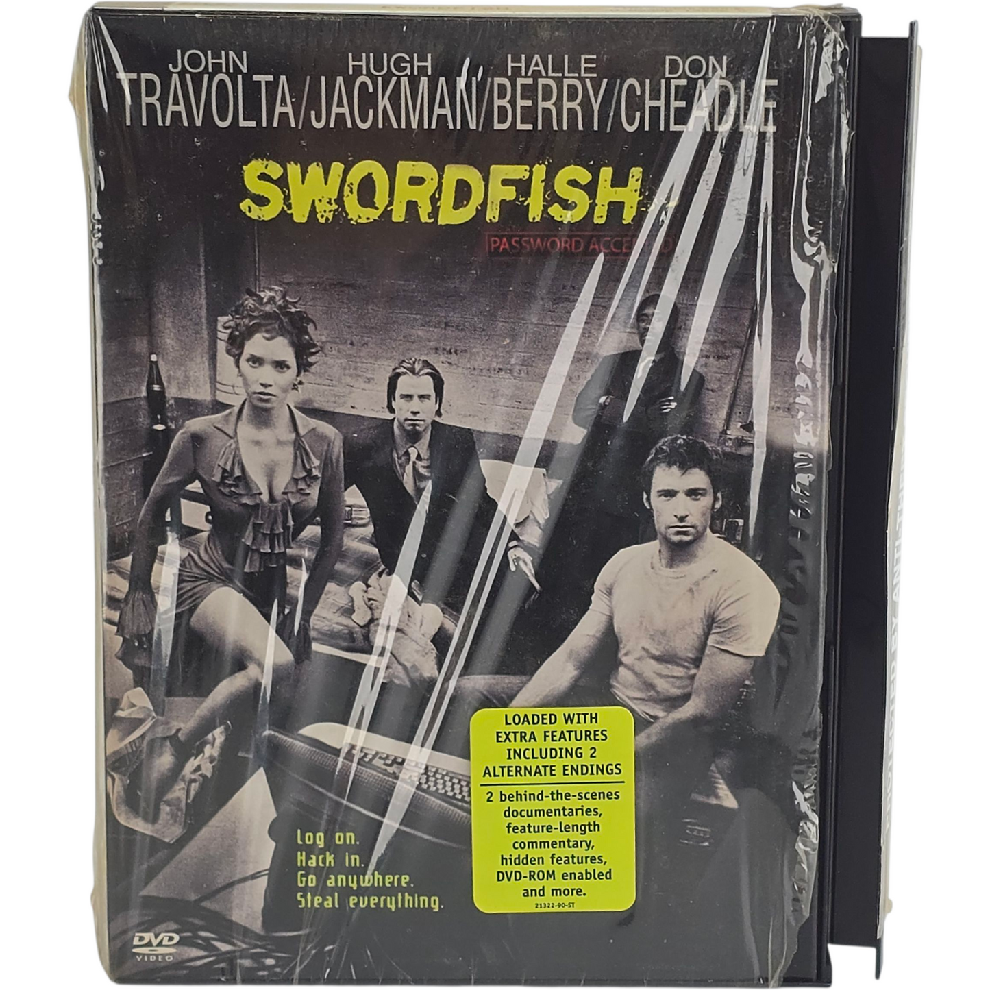 Swordfish DVD Snap Case John Travolta, Hugh Jackman Zone 1 US Import