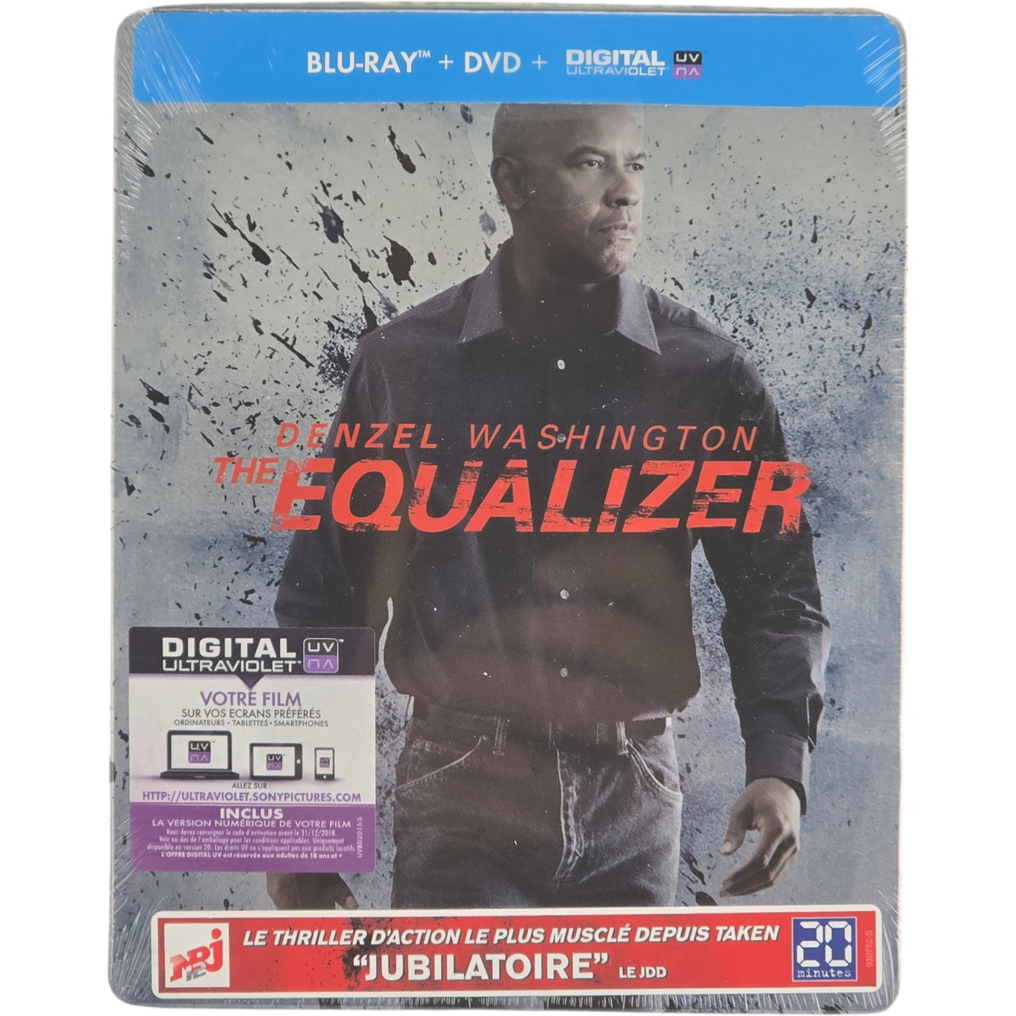 The Equalizer Steelbook Blu-ray + DVD Denzel Washington ltd edition 2015  Libre