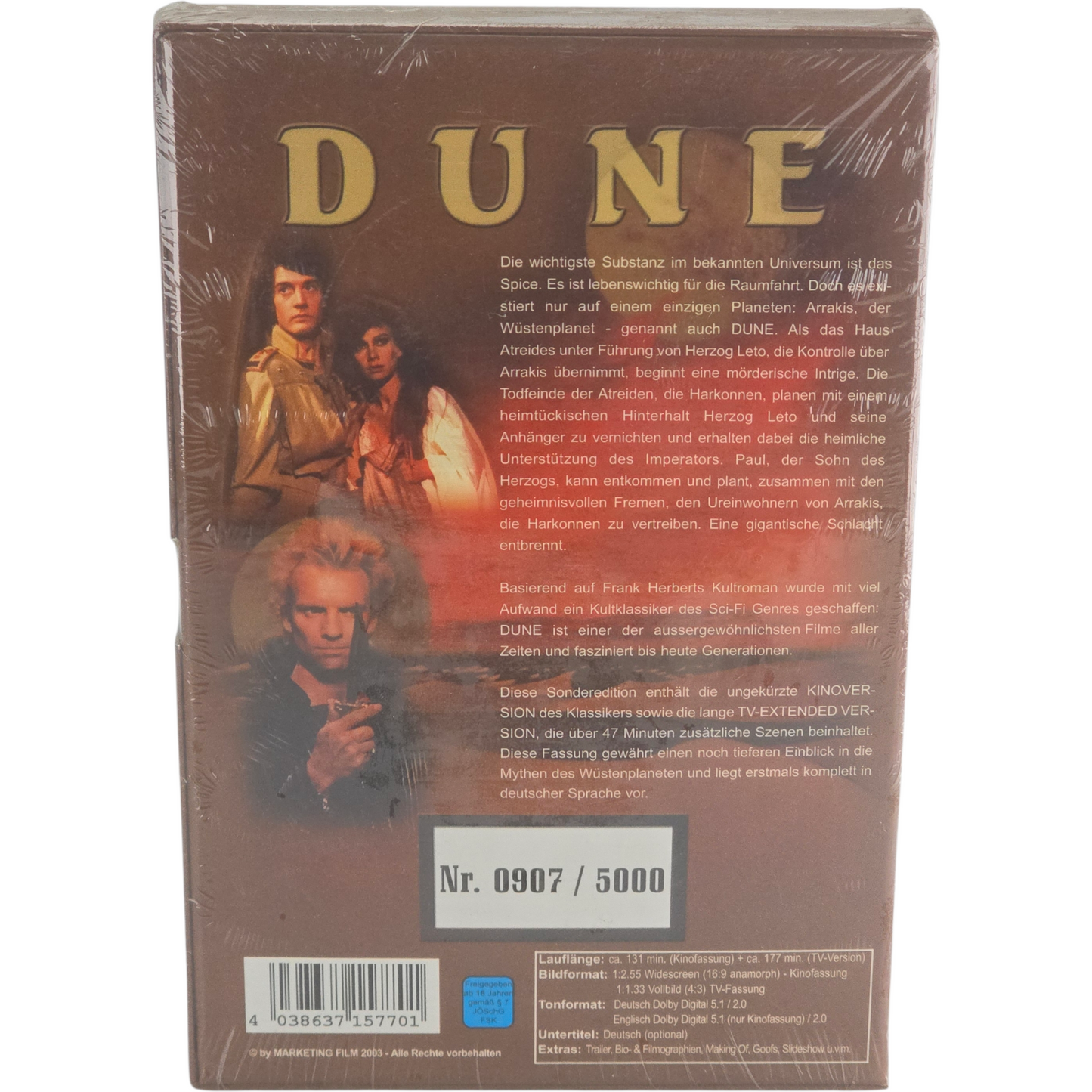 Dune DVD Collector 2 disques + boîte métallique gravée David Lynch Ltd  Zone 2