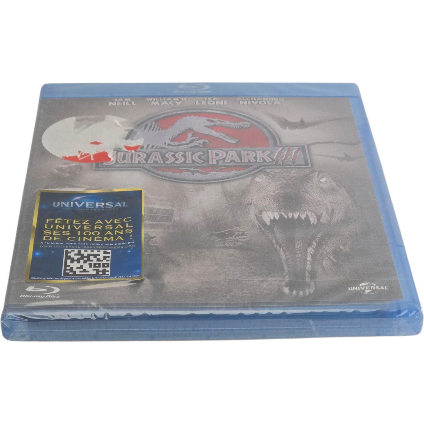 Jurassic Park III (2001)  Blu-Ray HD Sam Neill  Joe Johnston  Zone B