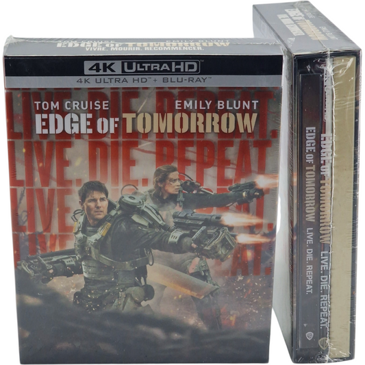 Edge of Tomorrow 4K Ultra HD + Blu-ray SteelBook Collector's Edit .Tom Cruise B