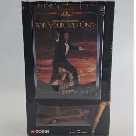 For Your Eyes Only 007 James Bond DVD + Corgi Lotus Esprit Turbo réf. 04701 Zone 1