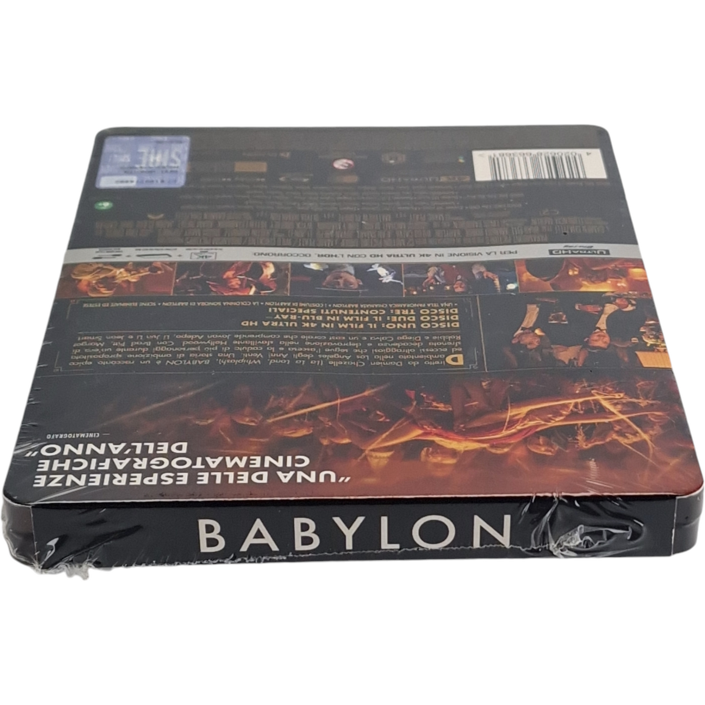 Babylon 4K Ultra HD + Blu-ray SteelBook Brad Pitt, Margot Robbie Region B