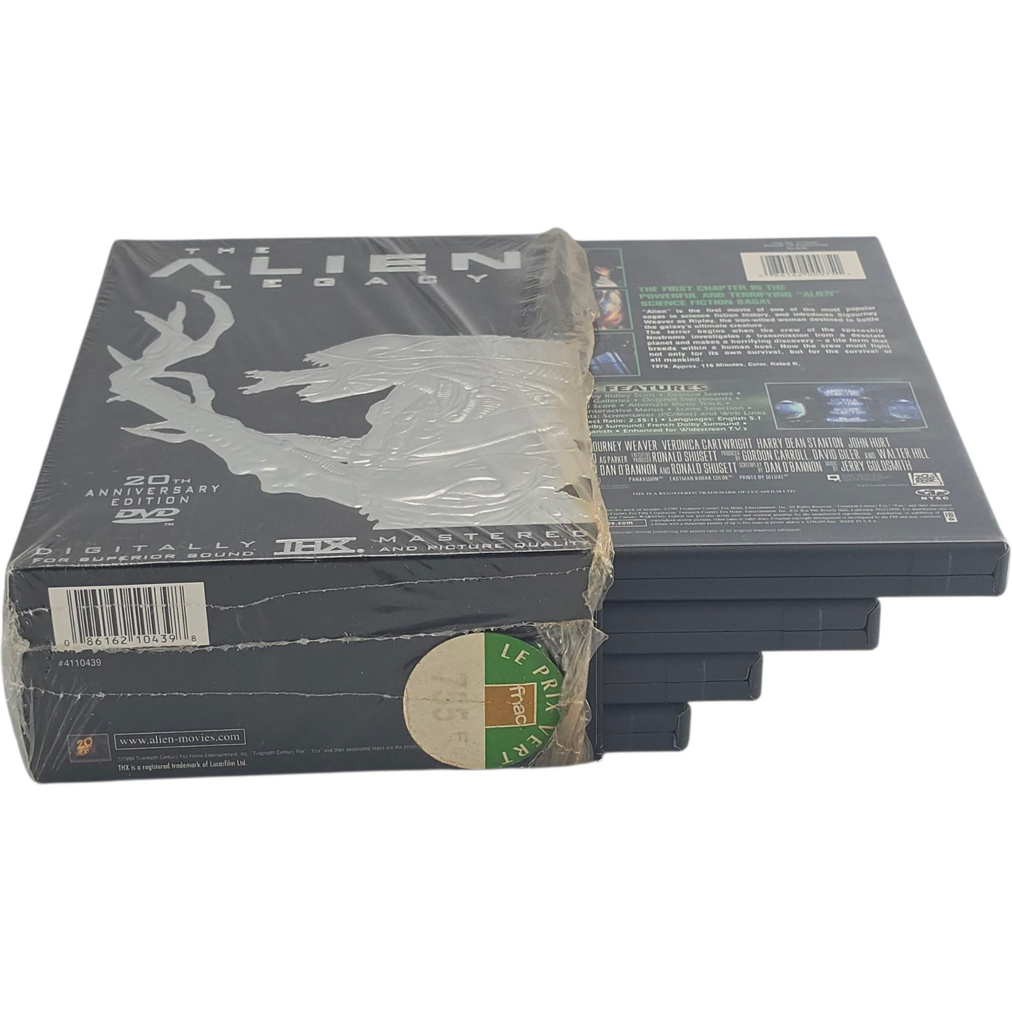 The Alien Legacy DVD  Alien / Aliens / Alien³ / Alien Resurrection Zone 1