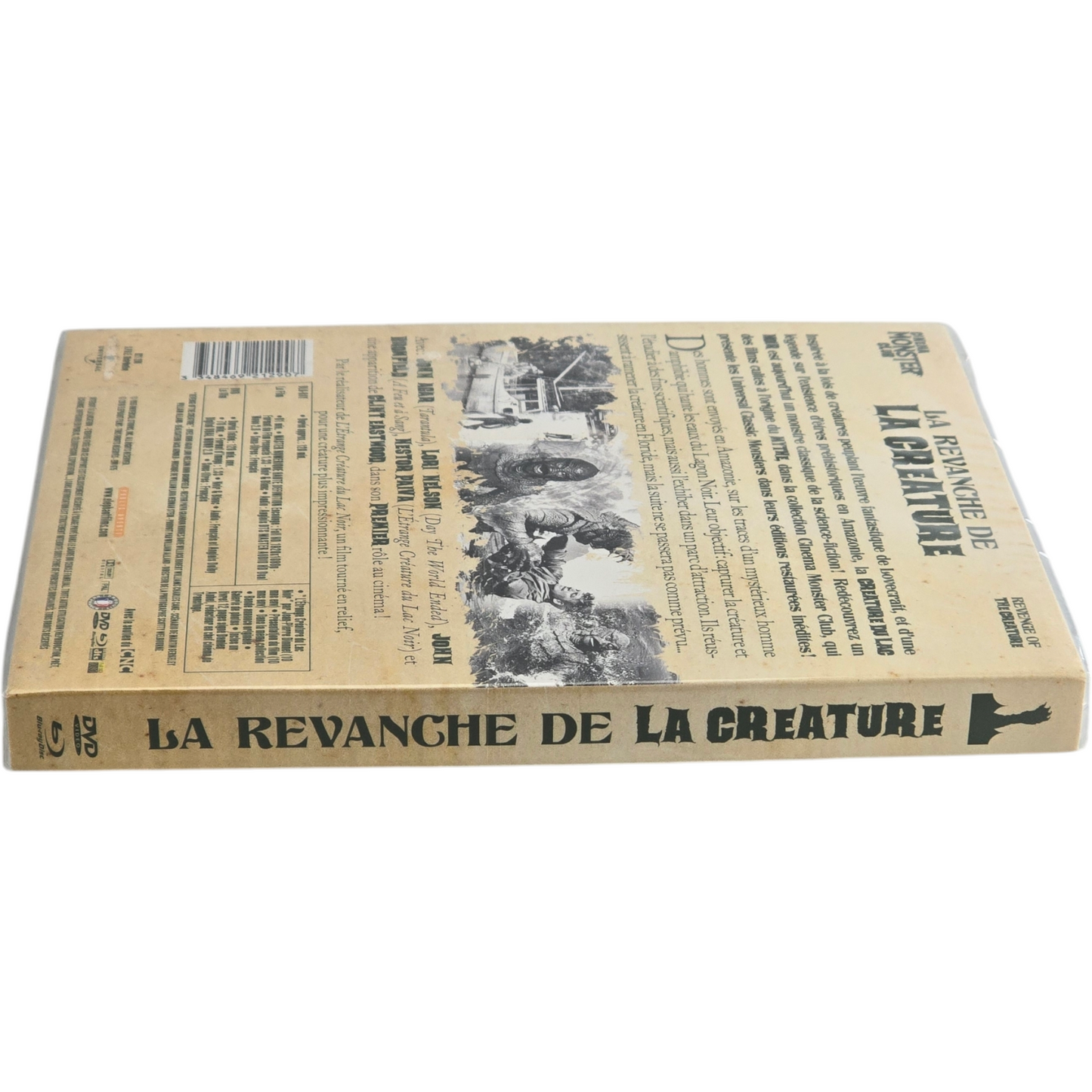 La Revanche De La Créature Blur-ay + DVD Combo Jack Arnold 2016 Zone 2