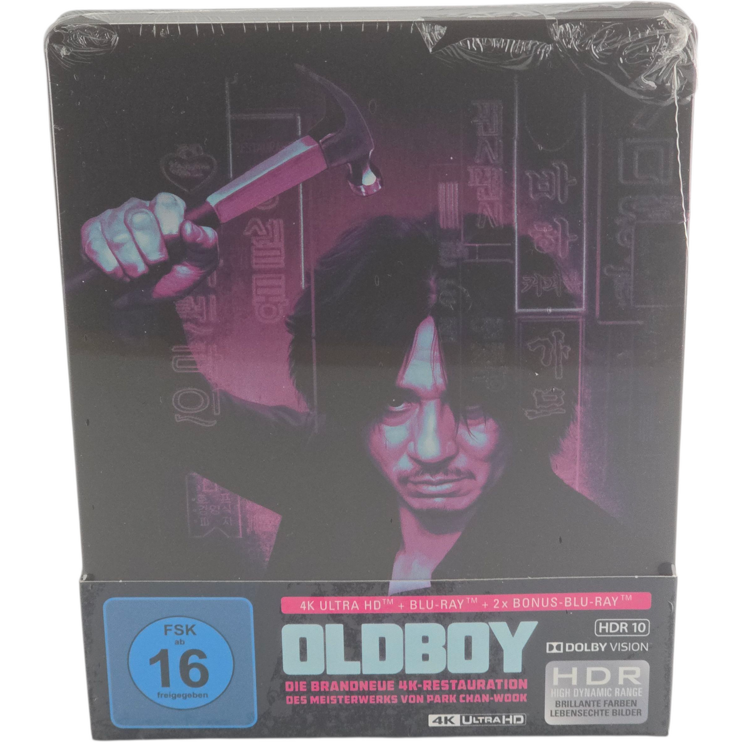 Oldboy Steelbook 4K Ultra HD + Blu-ray Ltd Edition Park Chan-wook Zone B