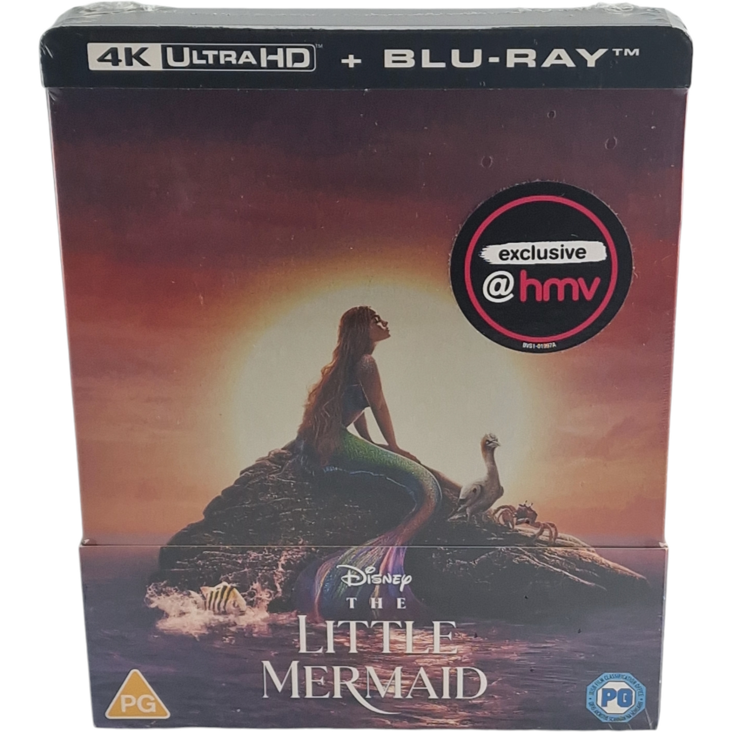 The Little Mermaid 4K Ultra HD + Blu-ray Steelbook Disney Buena Vista  2023 , B