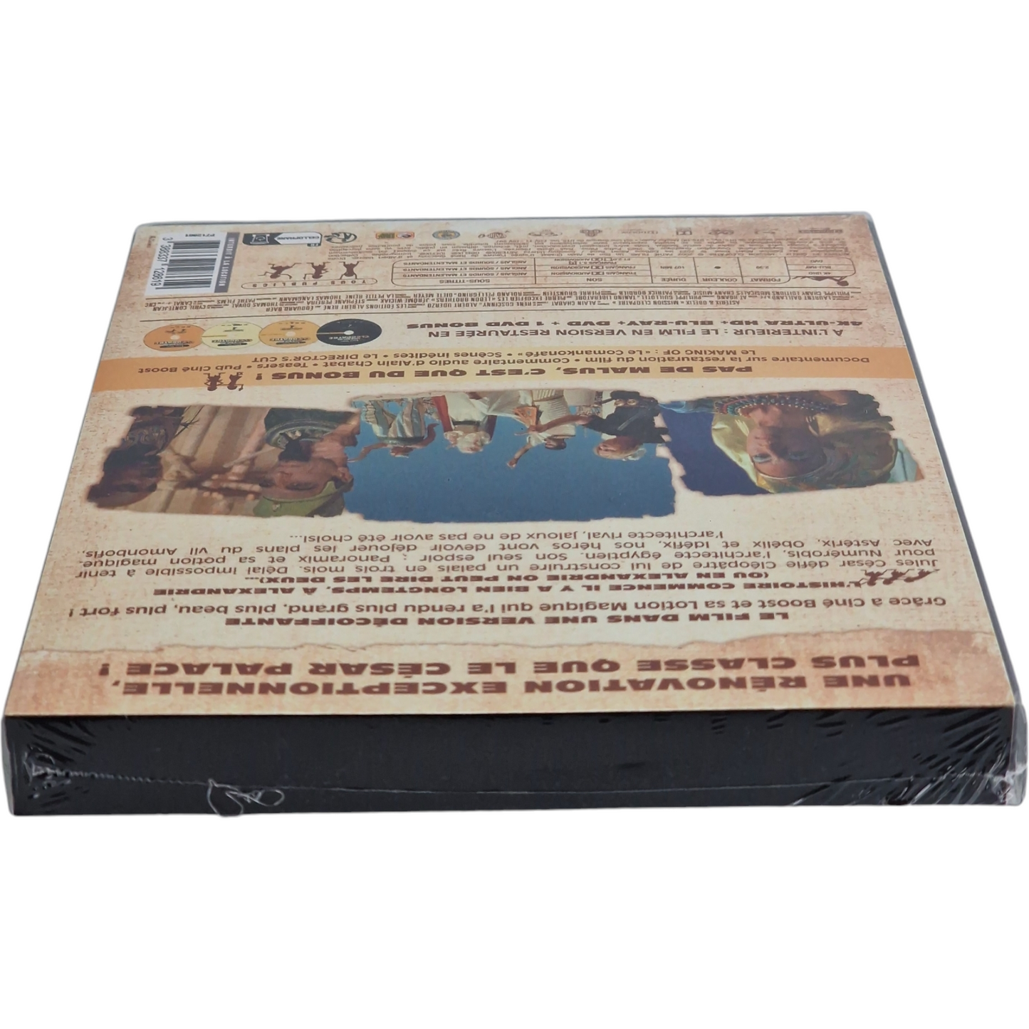 Astérix & Obélix: Mission Cléopâtre SteelBook 4K Ultra HD + Blu-ray + DVD Libre