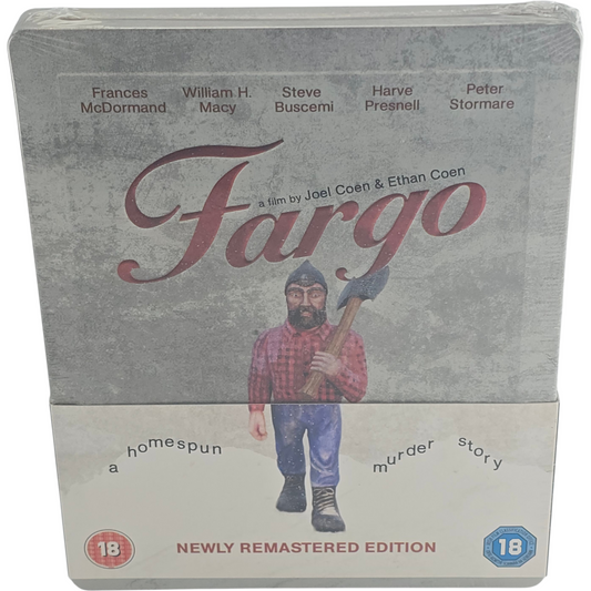 Fargo SteelBook Débossé Blu-ray Zavvi Ltd Joel Coen, Ethan Coen [-18] Zone Libre