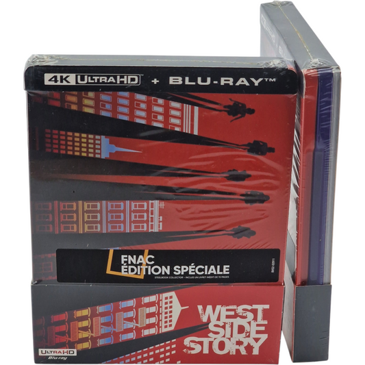 West Side Story 4K Ultra HD +Blu-ray Steelbook + Livret [Fnac ]Spielberg Zone B