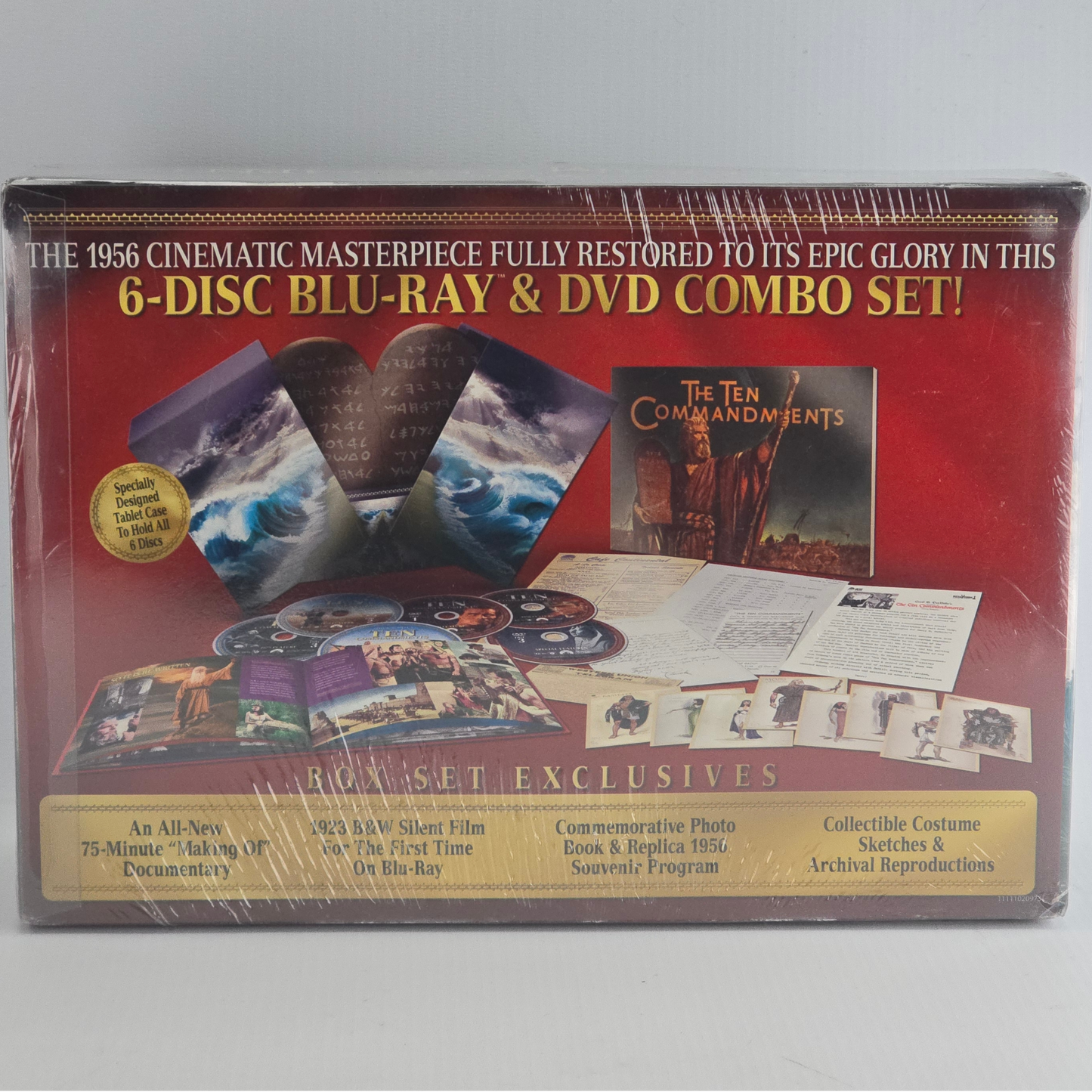 Les Dix commandements  3 Blu-ray + 3 DVD Édt Ltd Prestige Collector Zone 1