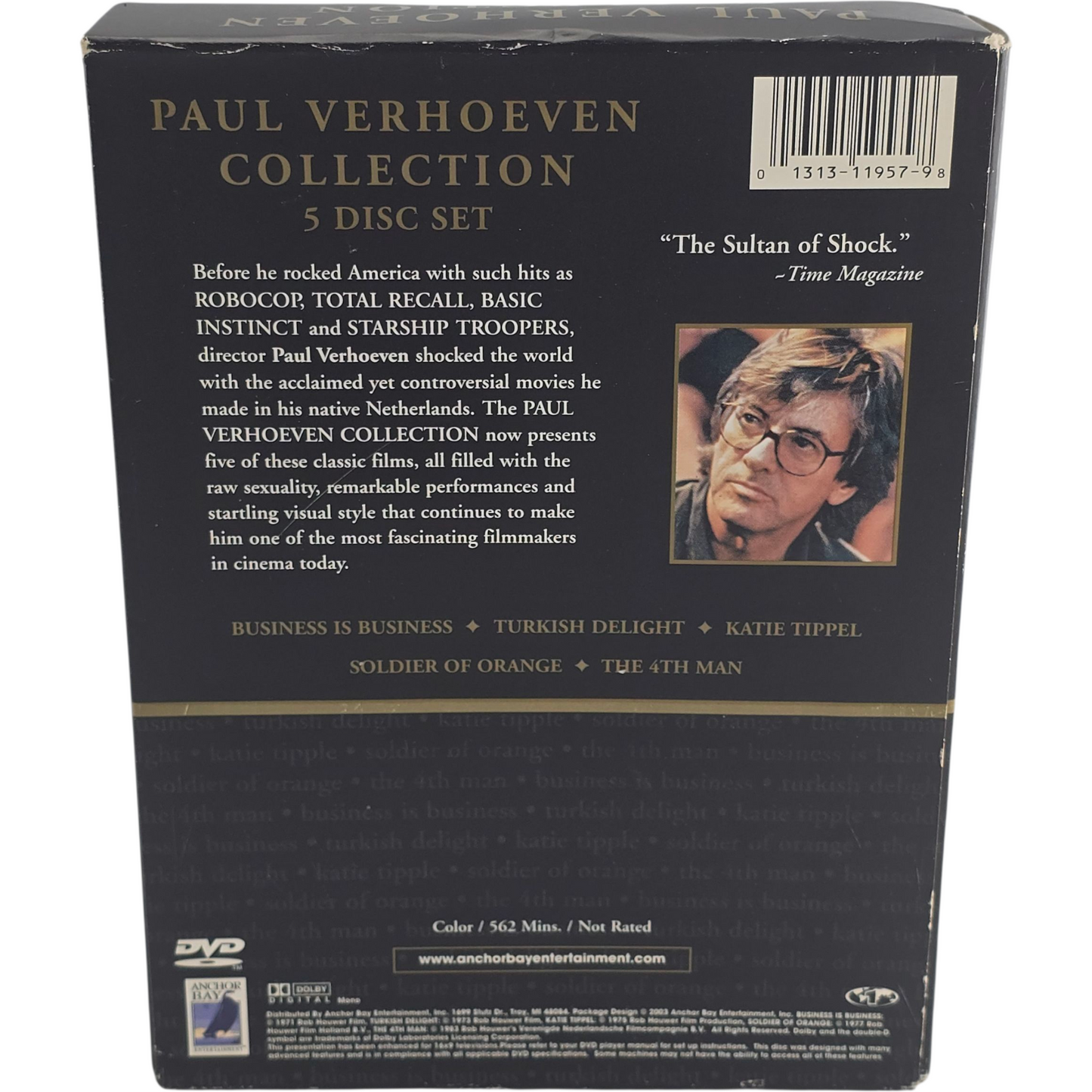 Paul Verhoeven Collection - Limited Edition DVD DigiPack  5 Films Region 1