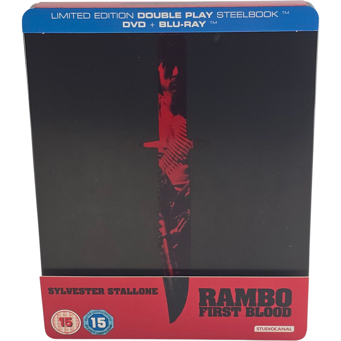 First Blood Rambo I Steelbook Blu-ray + DVD Sylvester Stallone Zone B