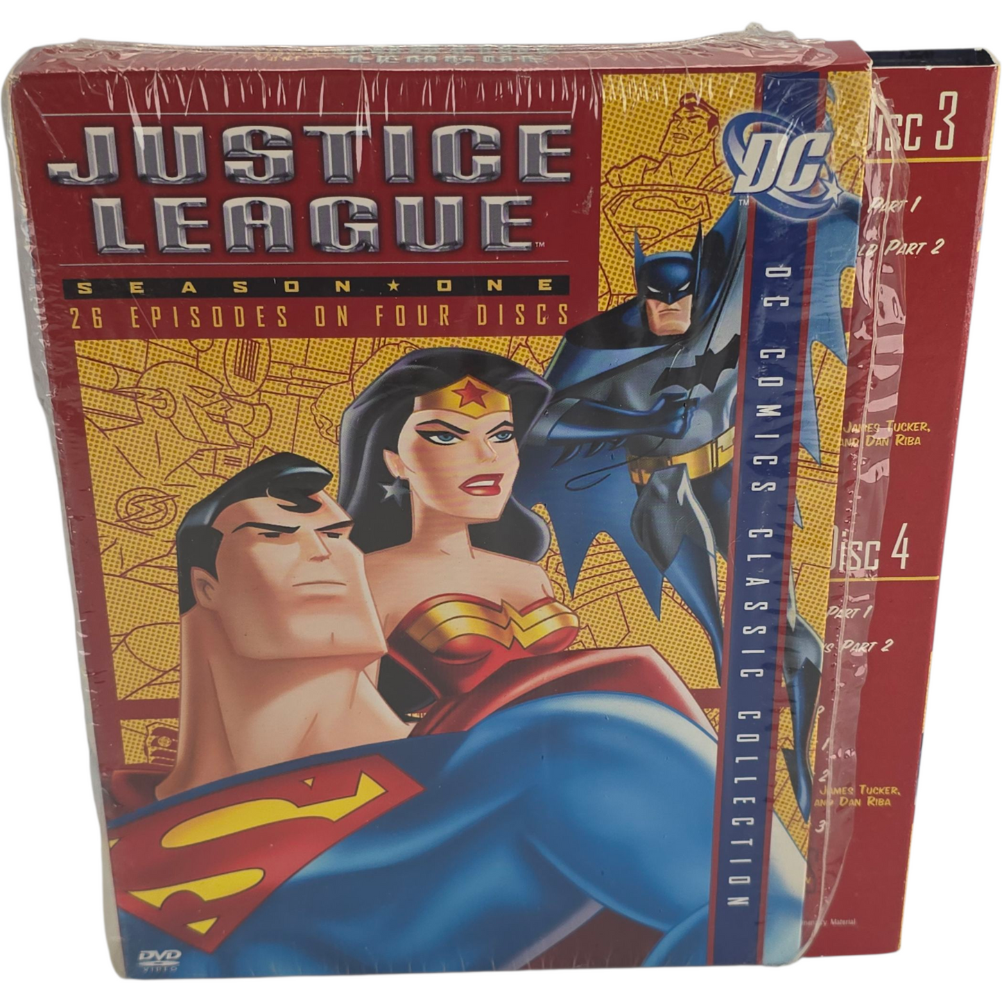 Justice League Unlimited: 4 DVD DigiPack Season 1 DC Comics Zone 1