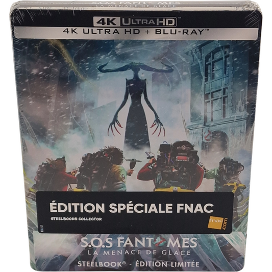 S.O.S. Fantômes: La Menace De Glace Steelbook 4K Ultra HD + Blu-ray 2024 Zone B