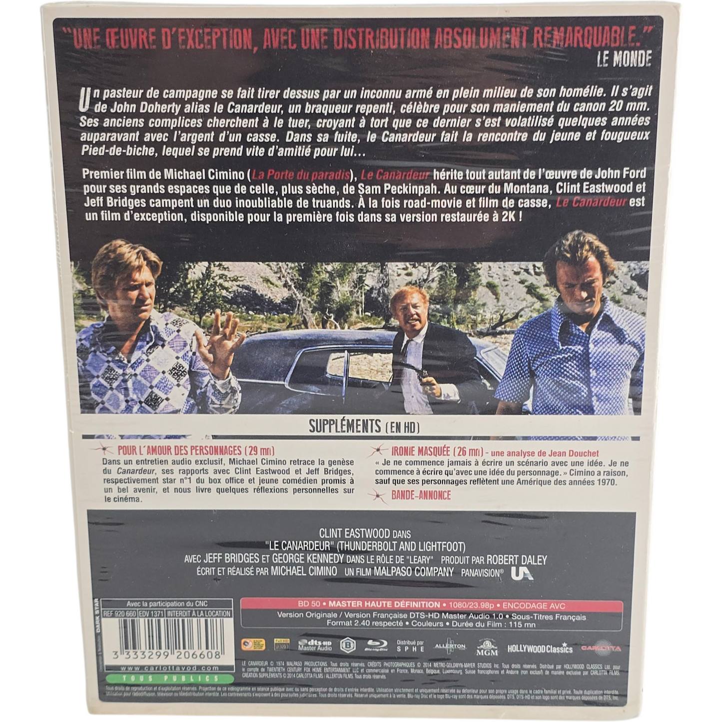 Thunderbolt and Lightfoot [Le Canardeur] Blu-ray Clint Eastwood Zone 2