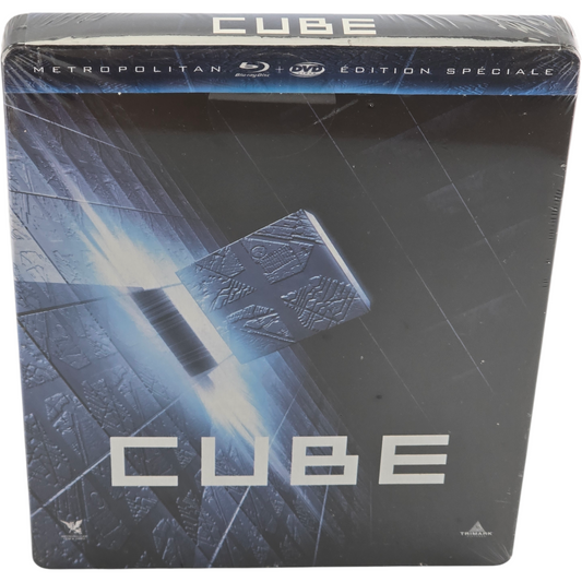 Cube 1997 Steelbook Blu-ray + DVD édition Limitée Vincenzo Natali 2017 Zone B