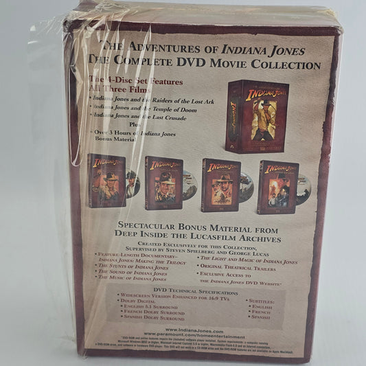 Indiana Jones Coffret 4 DVD 3 films + bonus – Zone 1 Canada