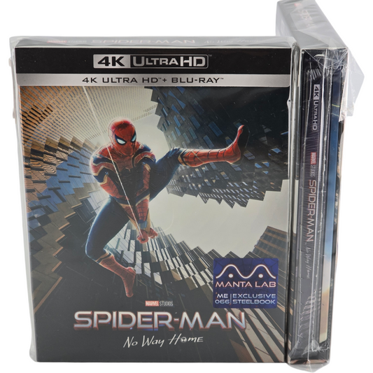 Spiderman: No Way Home 4 K UHD+Blu-ray Steelbook Full Slip Mantalab 1000Ex Numérotée