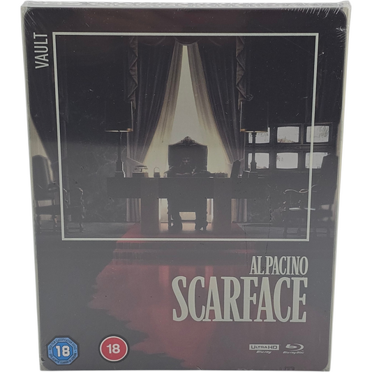 Scarface SteelBook 4K Ultra HD + Blu-ray Film Vault UK Al Pacino Brian De Palma