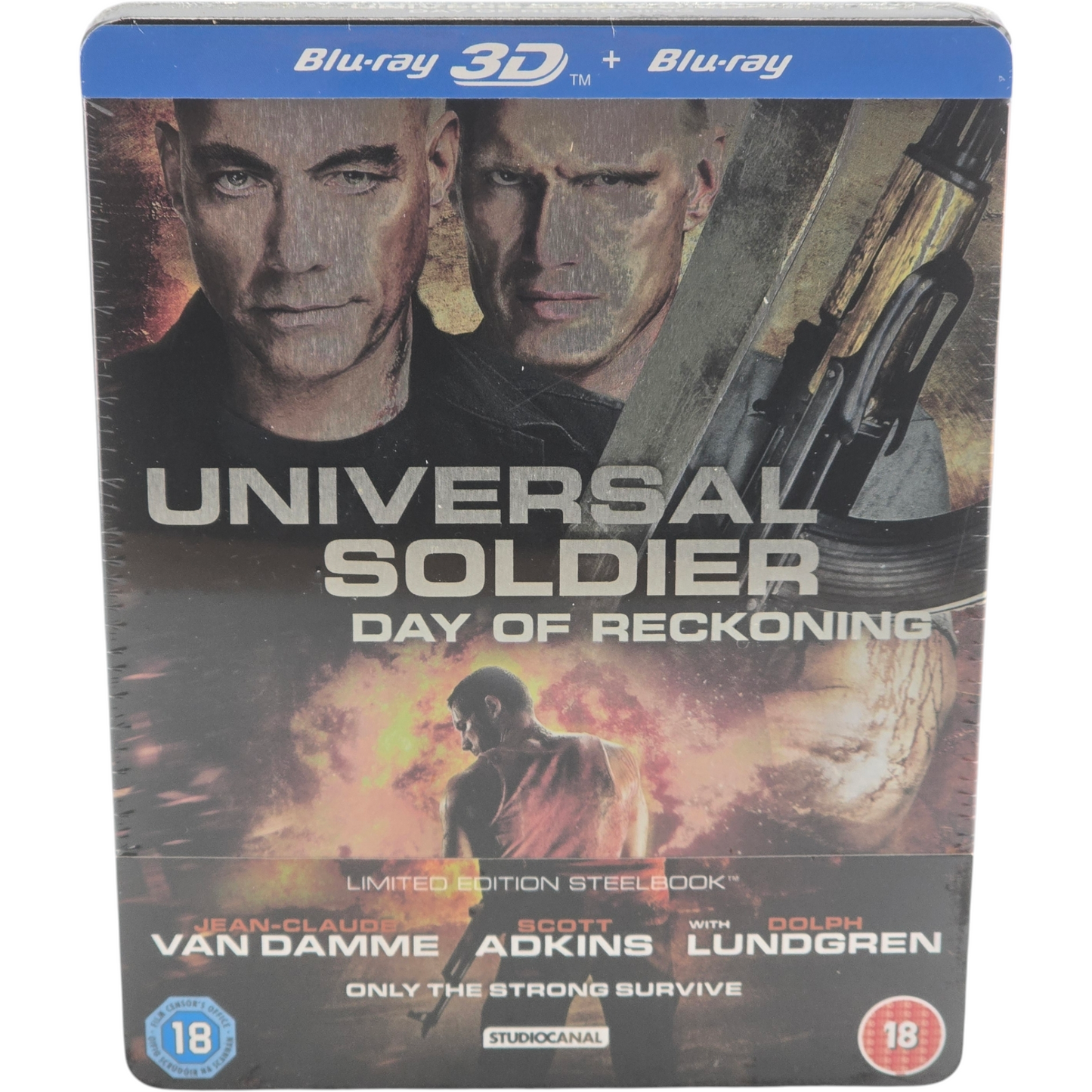 Universal Soldier: Day of Reckoning Steelbook Blu-ray 3D + 2D Van Damme  B [-18]