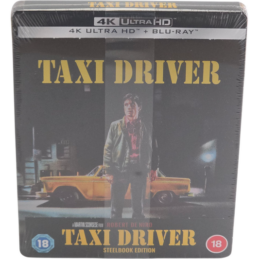 Taxi Driver 4K Ultra HD + Blu-ray SteelBook Robert De Niro Zone Libre  [-18]