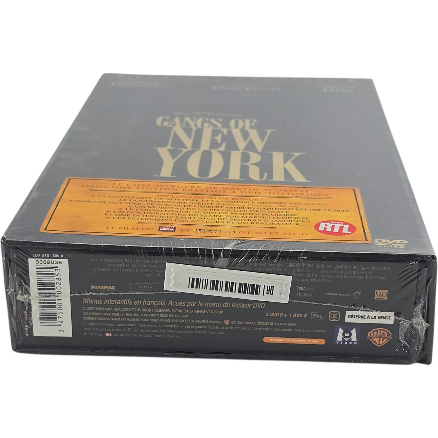 Gangs of New York  4 X DVD  Édition Édition Prestige Collector Limitée Zone 2