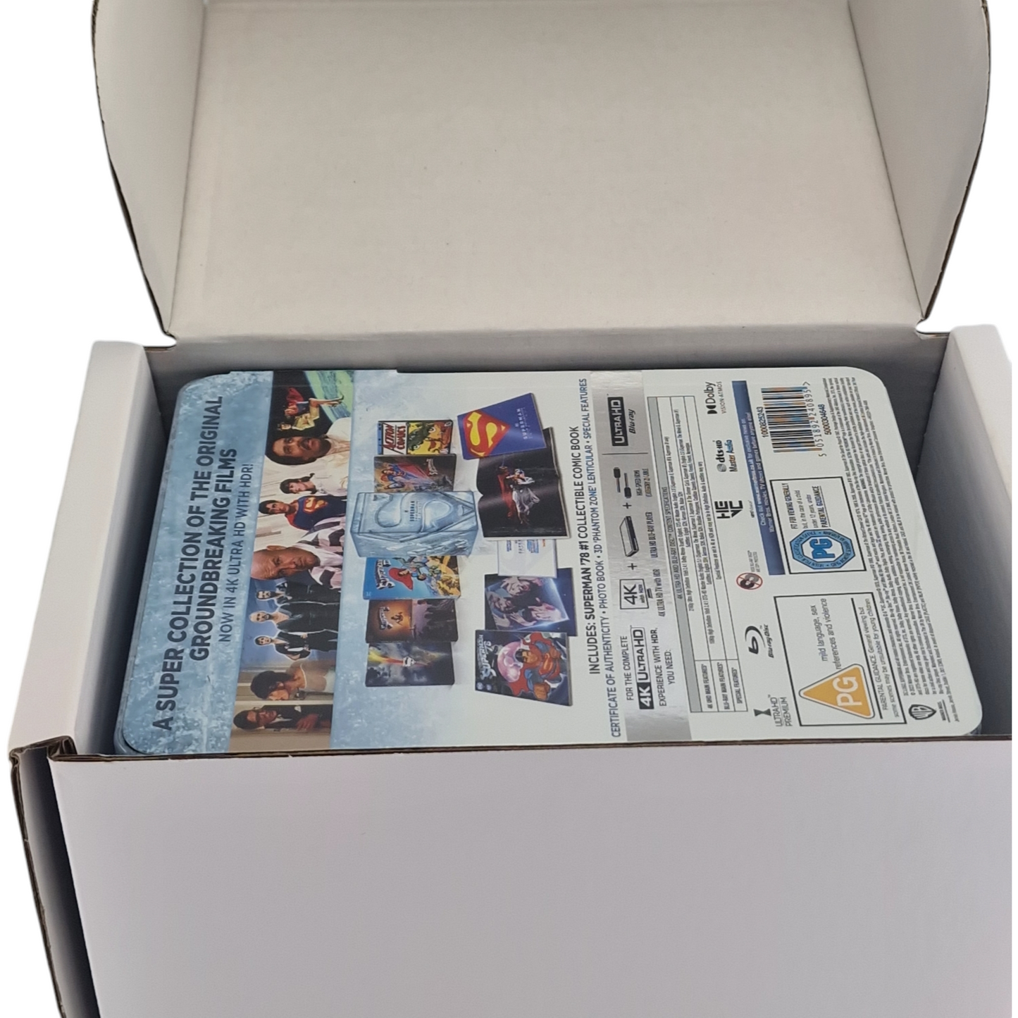 Superman I-IV 5-Film Collection: 4K Ultra HD SteelBook Coffret 1978-2006 Libre