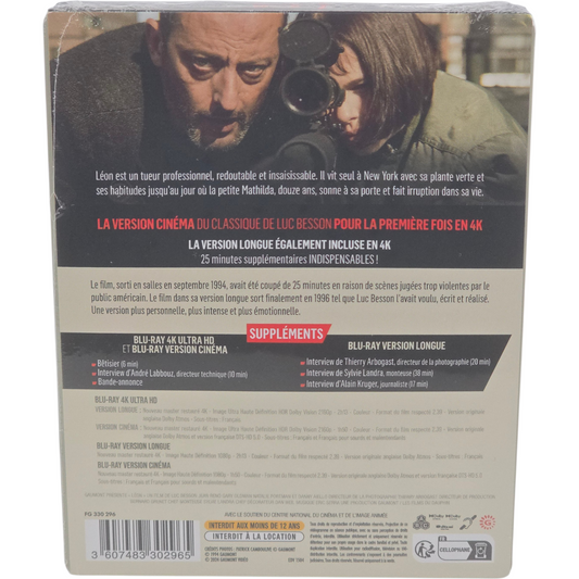 Léon - SteelBook 4K Ultra HD + Blu-ray - Visuel 3