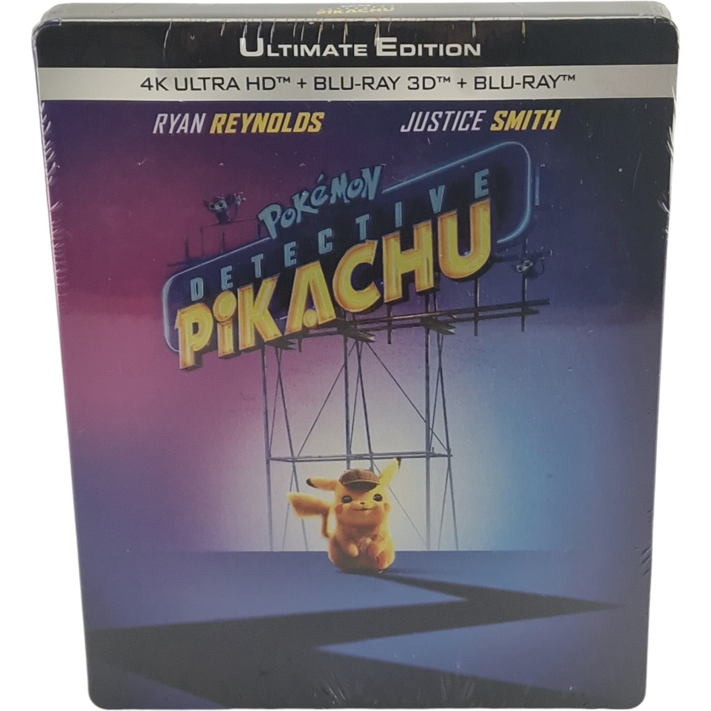 Pokémon Détective Pikachu 4K Ultra HD + Blu-ray 3D + Blu-ray Steelbook  Libre