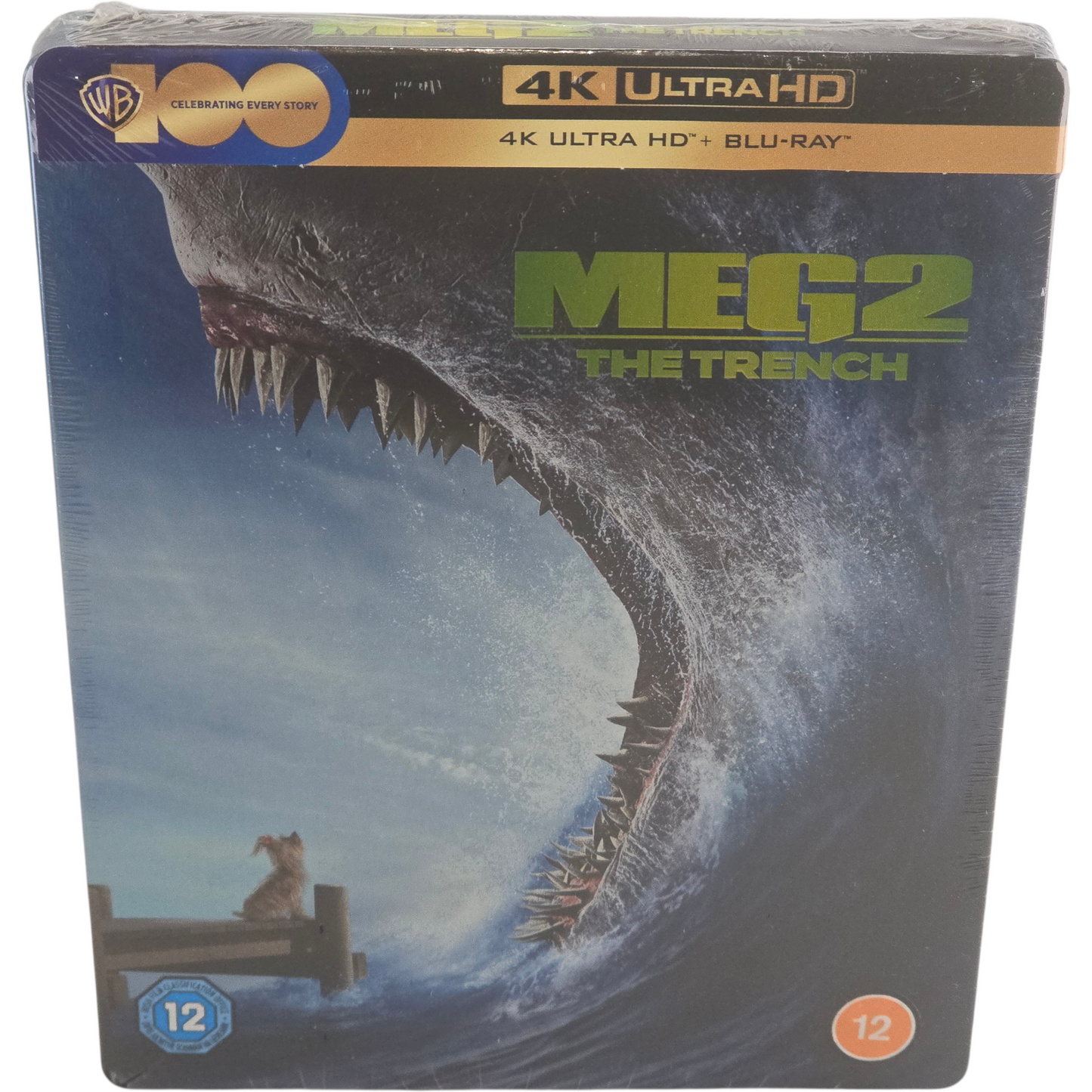 Meg 2: The Trench 4K Ultra HD + Blu-ray SteelBook Zavvi Ltd Jason Statham Libre