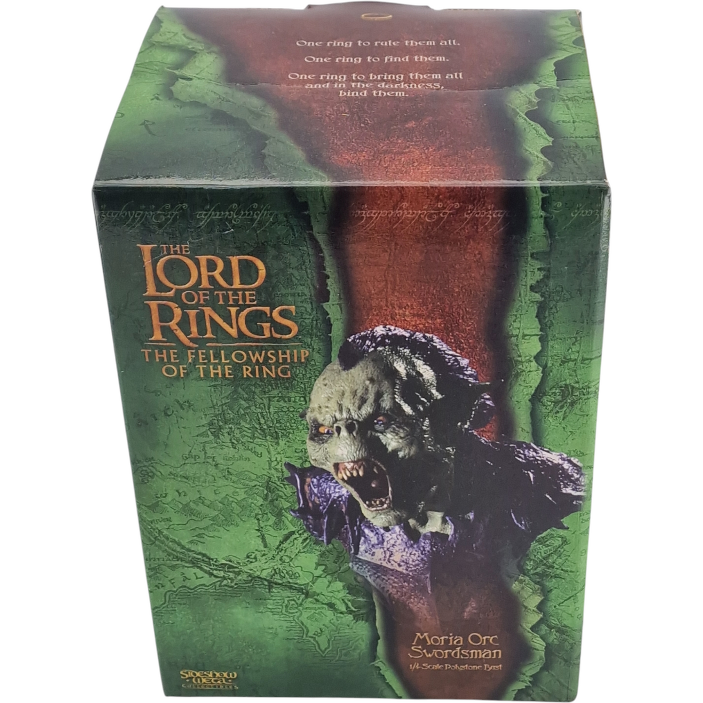 Seigneur des Anneaux Buste Resine Moria Orc Swordsman Sideshow Weta  Polystone 1/4