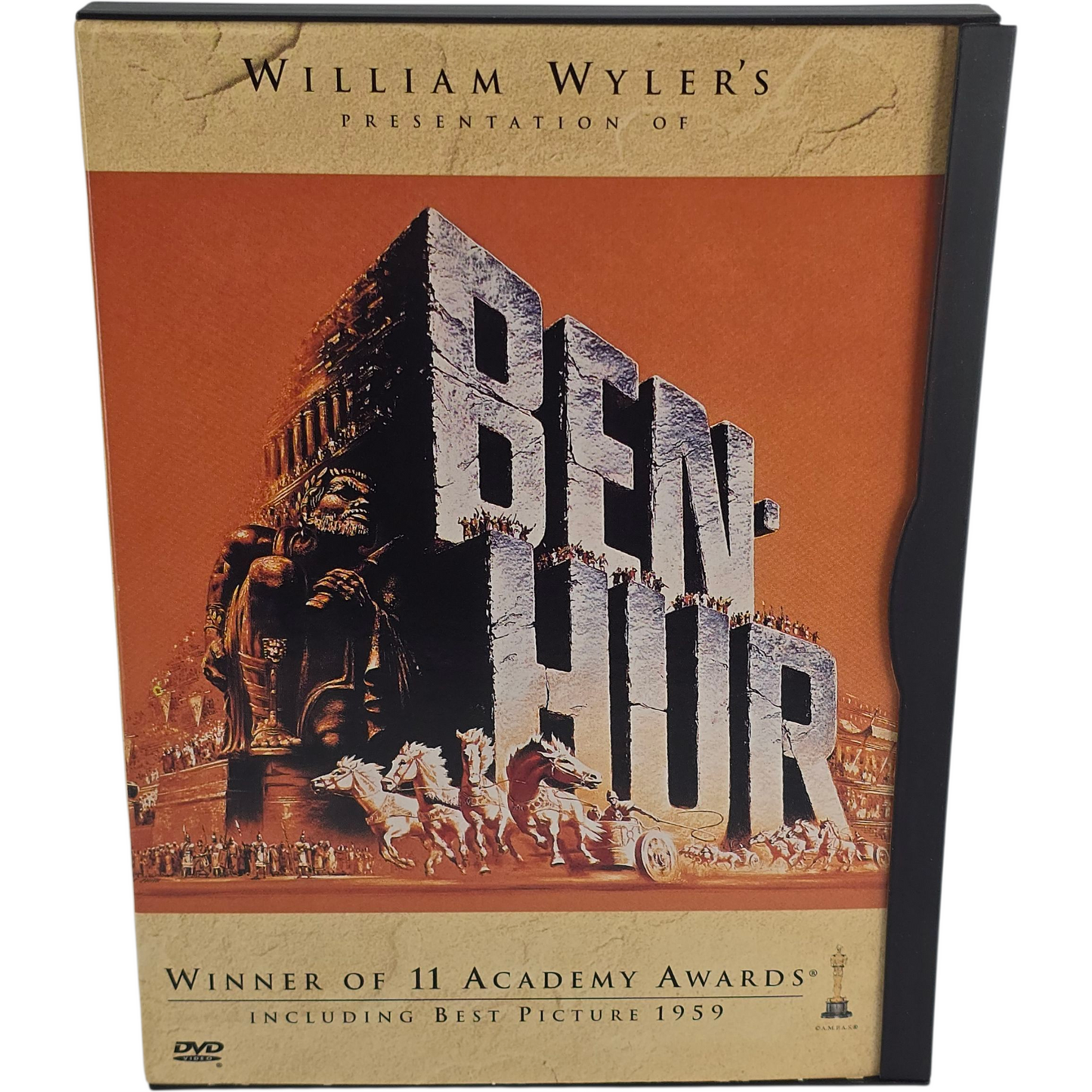 Ben-Hur DVD Director's Cut Snap Case Charlton Heston, Zone 1 US Import