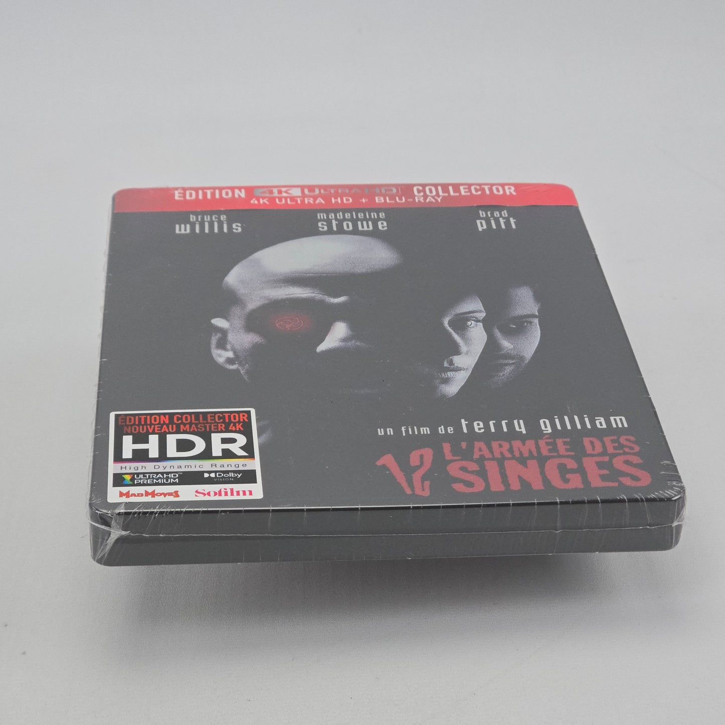 L'Armée des 12 Singes SteelBook 4K UHD Blu-ray Collector Édition Limitée