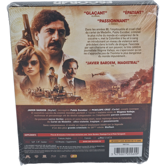 Loving Pablo – SteelBook Blu-ray – vue 3