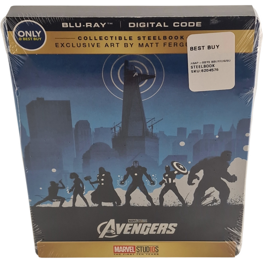 The Avengers Blu-ray SteelBook Titre Débossé Best Buy Robert Downey Jr.2018 A Zone