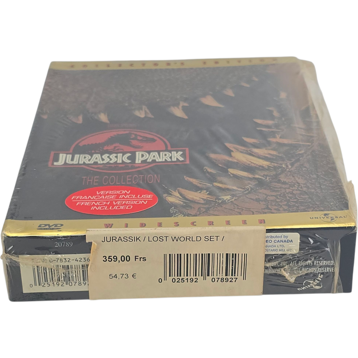 Jurassic Park: The Collection DVD Jurassic Park / The Lost World  Zone 1