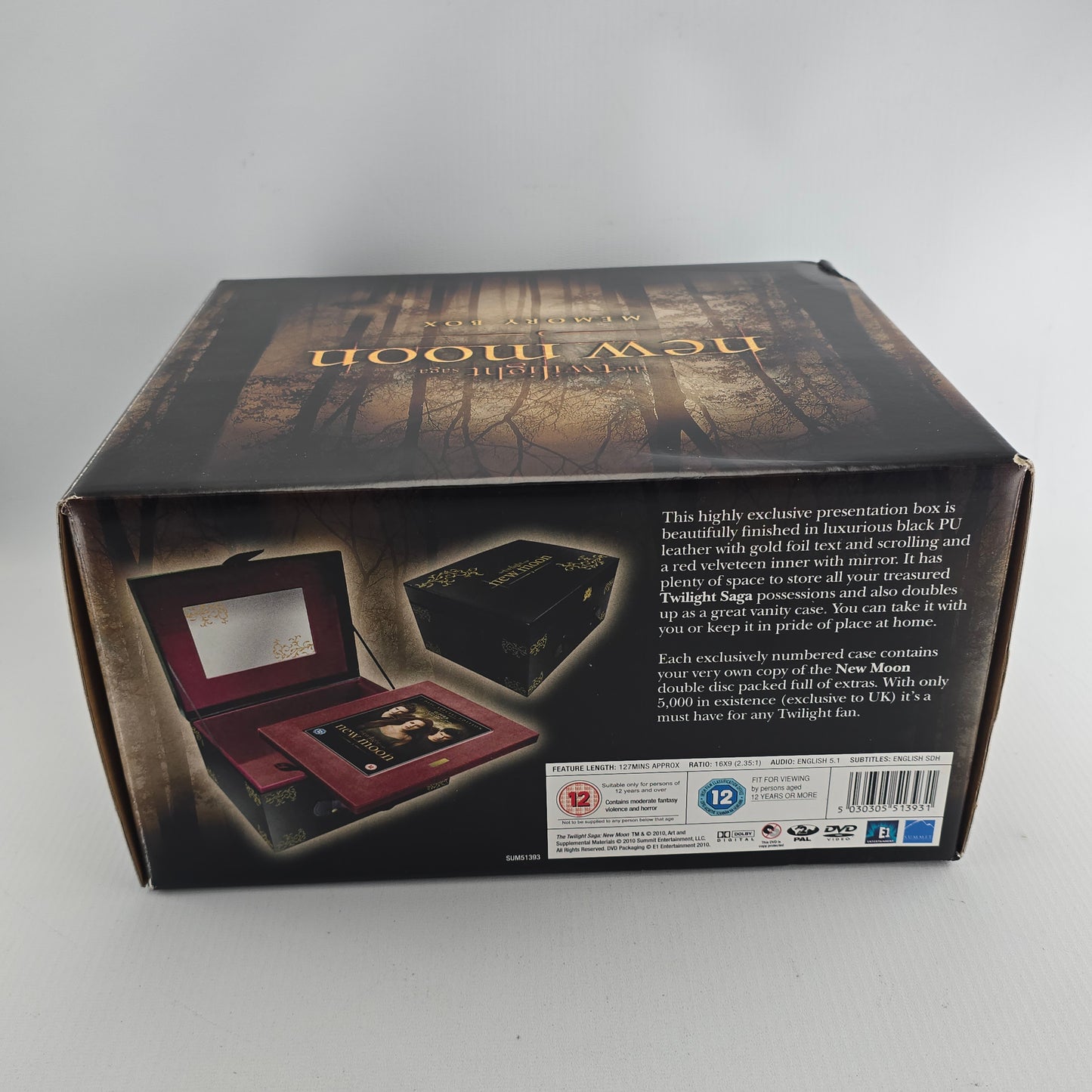 The Twilight Saga: New Moon Ltd Edt Numérotée. Memory Box & DVD  Zone 2