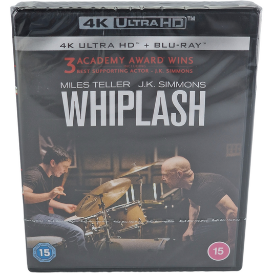 Whiplash 4K Ultra HD + Blu-ray  2014  Miles Teller, J.K. Simmons Zone Libre