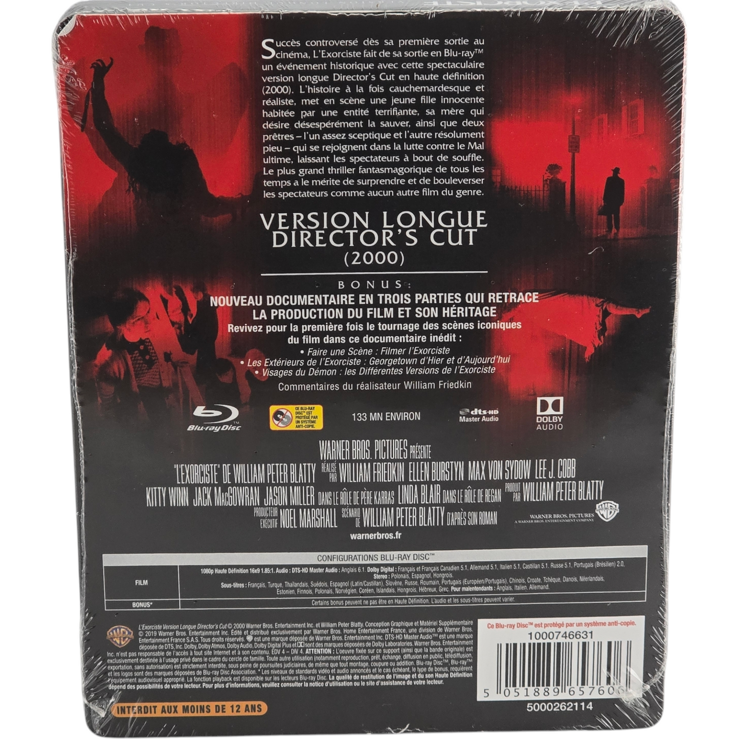 L'Exorciste Steelbook Blu-ray Version longue  Director's Cut  Limitée 2019 Libre