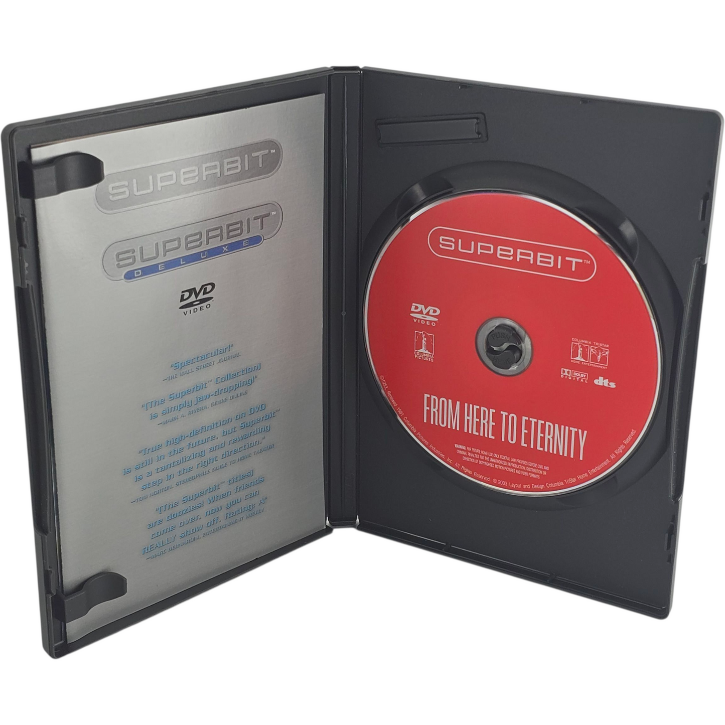 From Here to Eternity DVD Superbit Collection Burt Lancaster, Zone 1 US Import