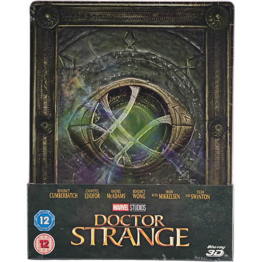 Doctor Strange SteelBook Blu-ray 3D + 2D Import UK Marvel Benedict Cumberbatch