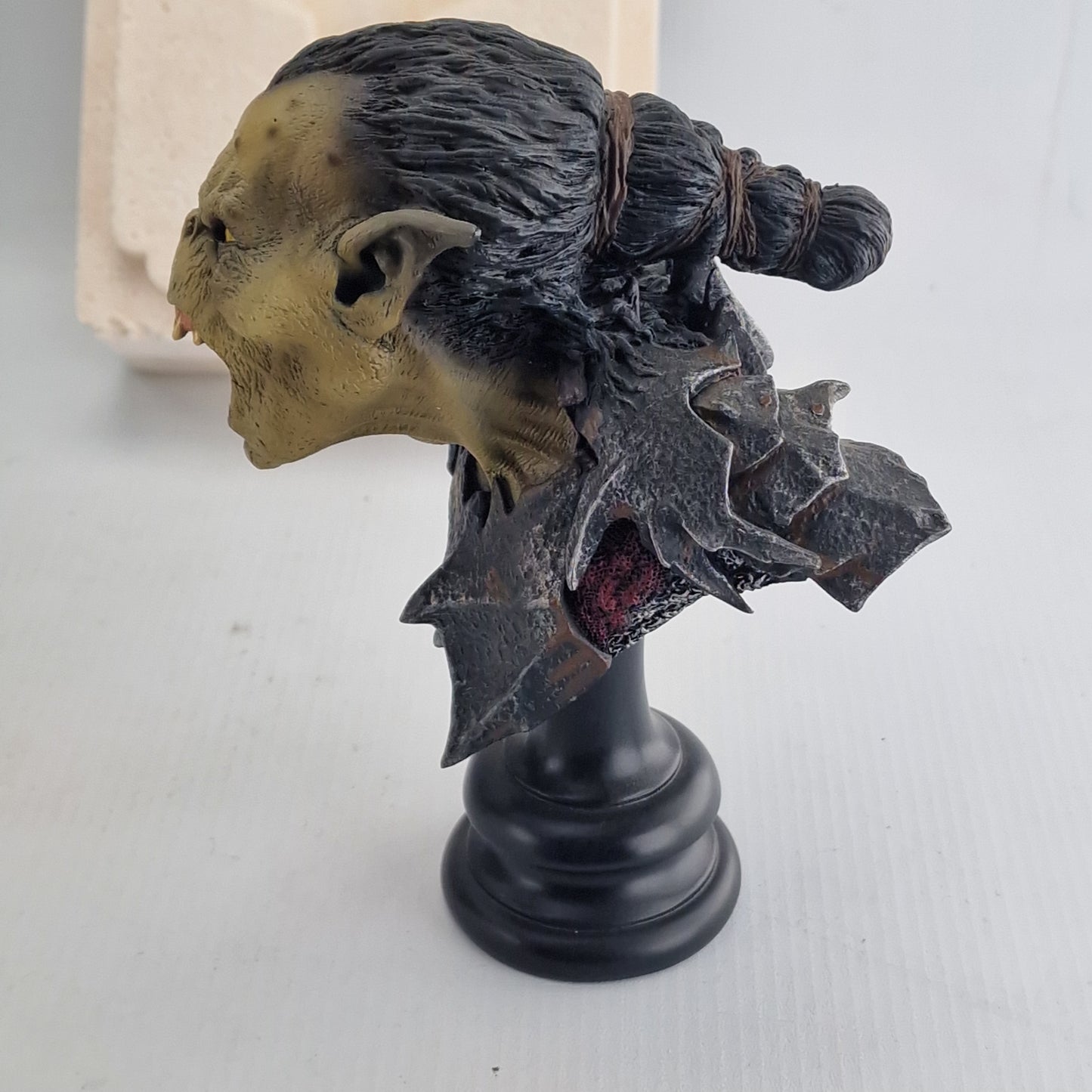 Seigneur des Anneaux Buste Resine Moria Orc Swordsman Sideshow Weta  Polystone 1/4
