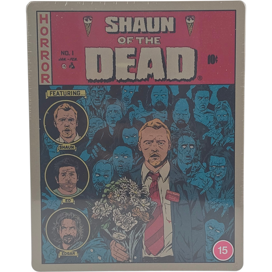 Shaun of the Dead SteelBook 4K UHD + Blu-ray UK 20 ans Simon Pegg Nick Frost