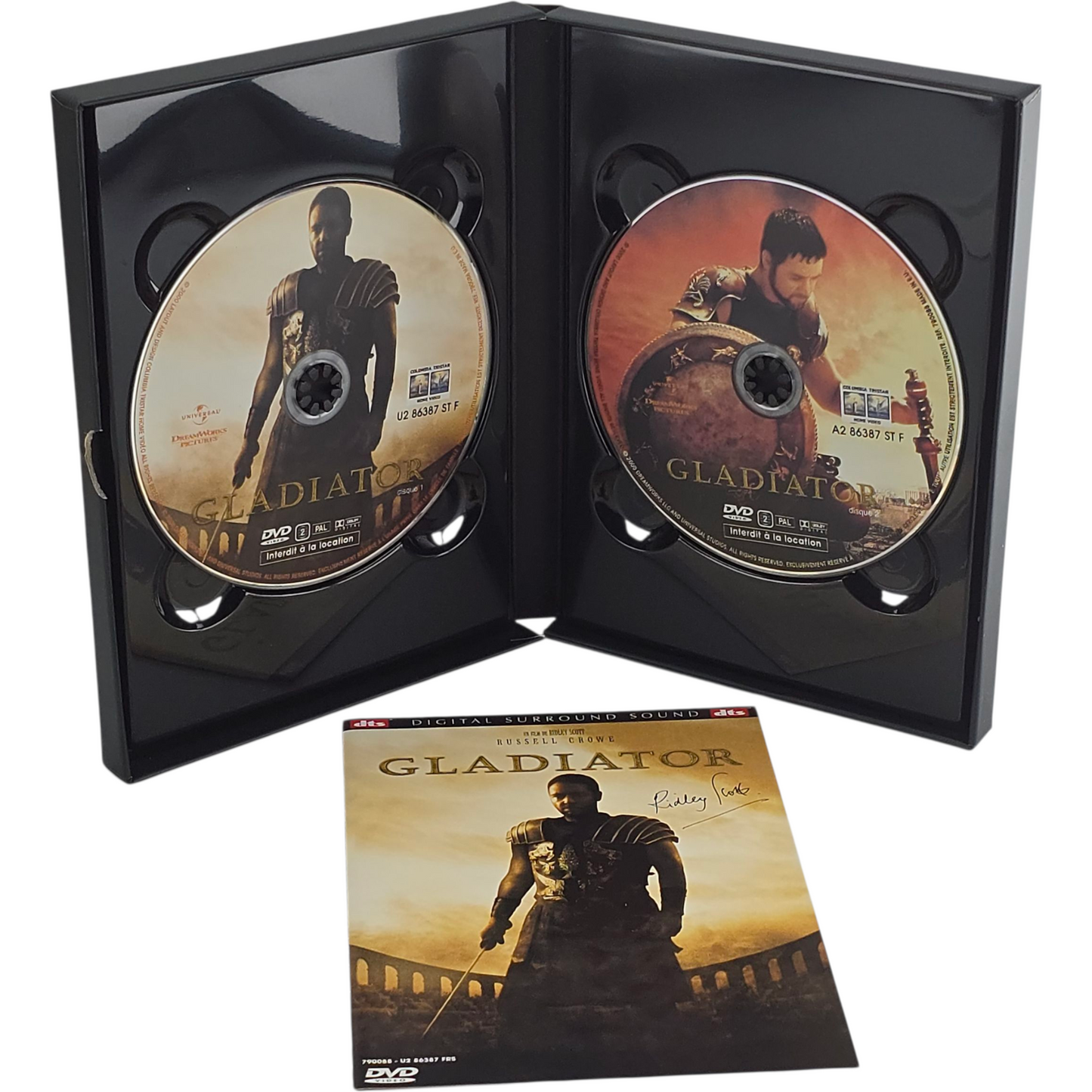 Gladiator DVD Édition Collector Ridley Scott Director's Cut Zone 2