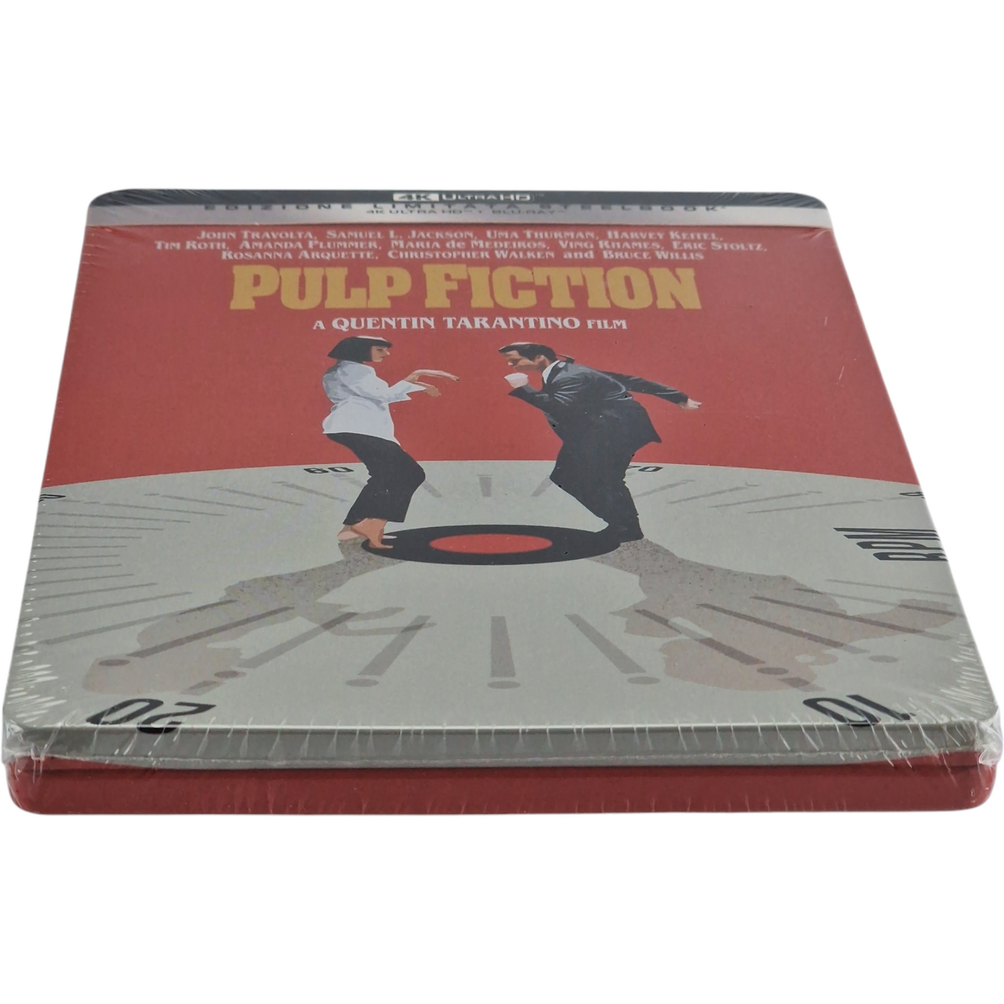 Pulp Fiction SteelBook 4K Ultra HD +Blu-ray éd limité Tarantino Travolta [-18] B