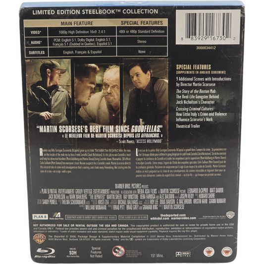 The Departed - SteelBook Blu-ray - Visuel 3