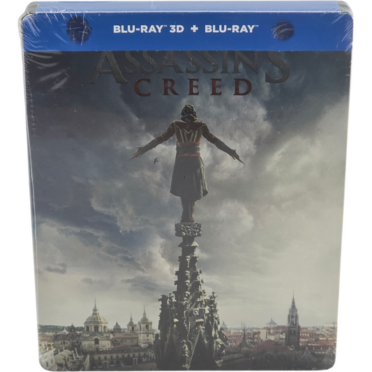 Assassin's Creed SteelBook Blu-ray 3D +2D Michael Fassbender Marion Cotillard B