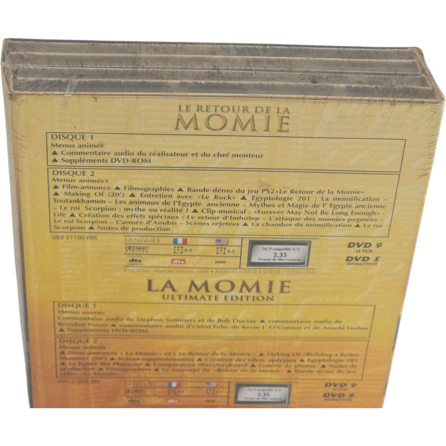 La Momie + Le Retour De La Momie Blu-ray Deluxe Edt Stephen Sommers Zone B